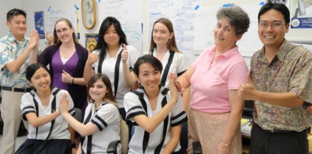 The Sacred Hearts Academy Real World Design Challenge Team, with its mentors and student, are challenged to design an environmentally friendly aircraft.