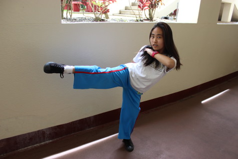 Freshman practices martial art of capoeira