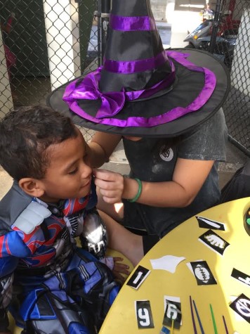 OUR club shares Halloween with housing residents