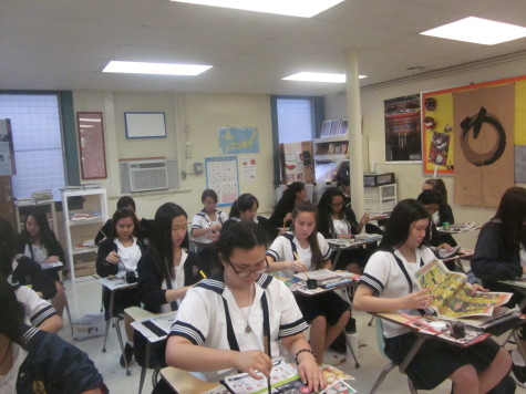 Language students begin new year with Japanese tradition