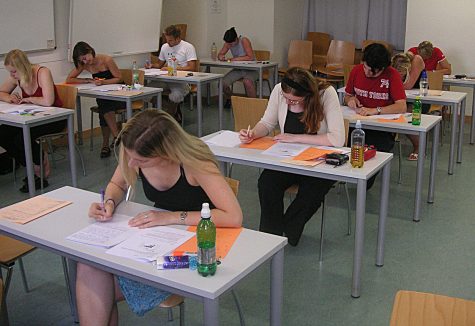 Students prepare for standardized tests