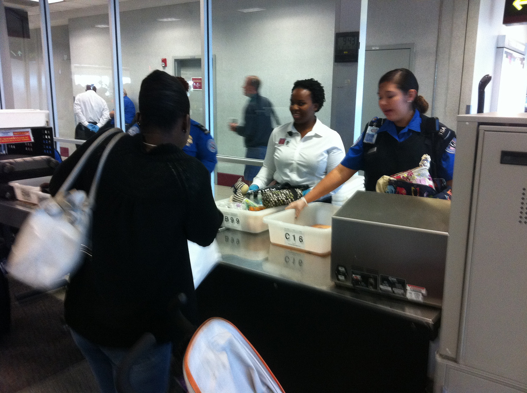 The Transportation Security Administration (TSA) is a familiar sight for anyone who has traveled to or from America. Photo courtesy of Flickr.