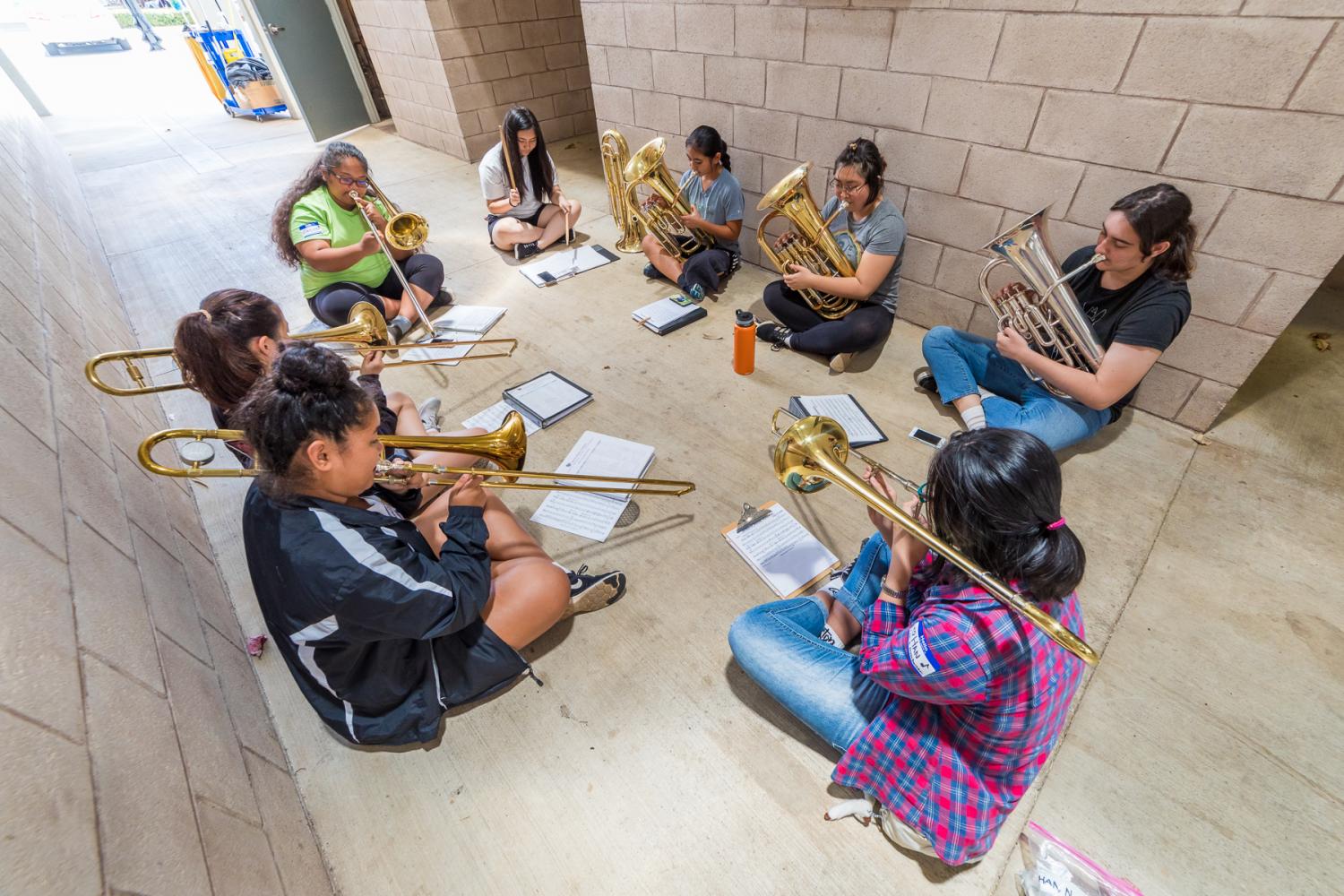 Trombone section