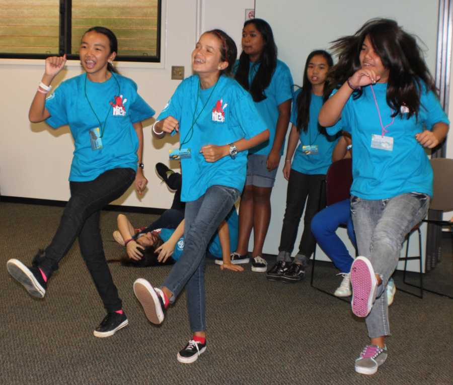 Retreat brings eighth graders together