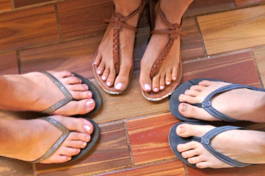 Slippers can cause damage to feet