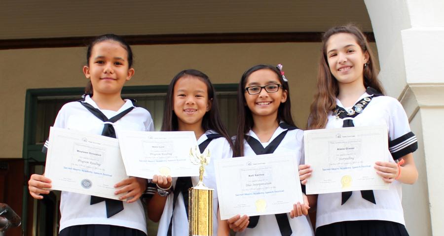 Sacred Hearts hosts annual middle school speech tournament