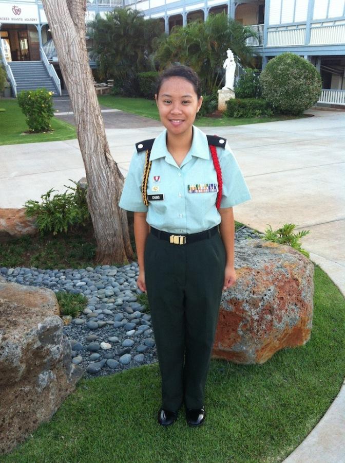 Academy junior achieves position of Punahou JROTC battalion commander