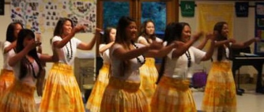 The 2013 LIFE team performed the hula for LIFE participants in the talent show. 