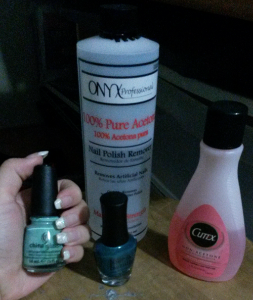 CVS, formerly Longs Drug Stores, has restricted the sales of nail polish remover to adults because of the acetone ingredient which is often used in the making of  crystal meth.