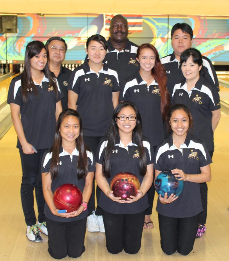 The entire varsity bowling team made it to the state competition, a first in Academy history, for bowlers.