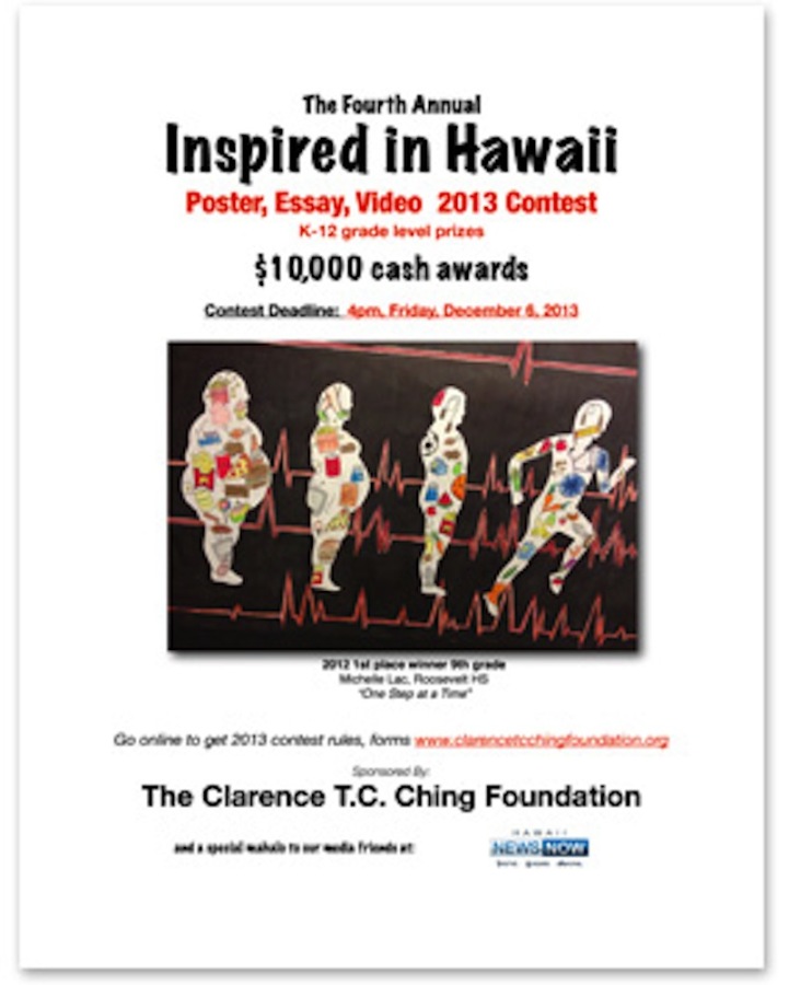 Twenty Academy students have won awards in the Clarence T. C. Ching Foundations  Inspired in Hawaii contest, with their solutions to local problems.
