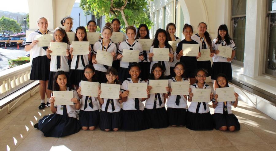 Speech+team+members+in+grades+5-8+proved+to+be+champs+at+the+Punahou+tournament+by+winning+trophies+for+the+greatest+number+of+superiors+and+highest+percentage+of+superiors.