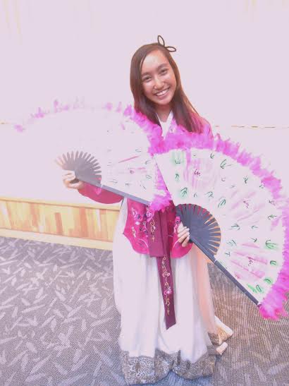 On her summer trip to Korea, sophomore Kailanianna Ablog had the opportunity to wear the traditional hanbok.