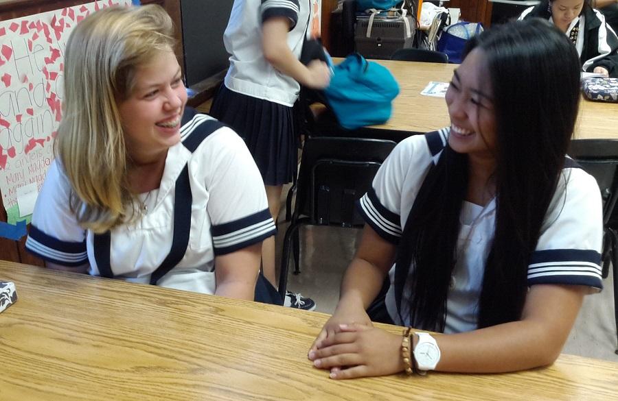 New students acclimate to Sacred Hearts