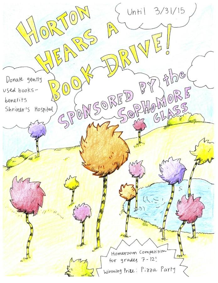 Sophomore class sponsors successful book drive