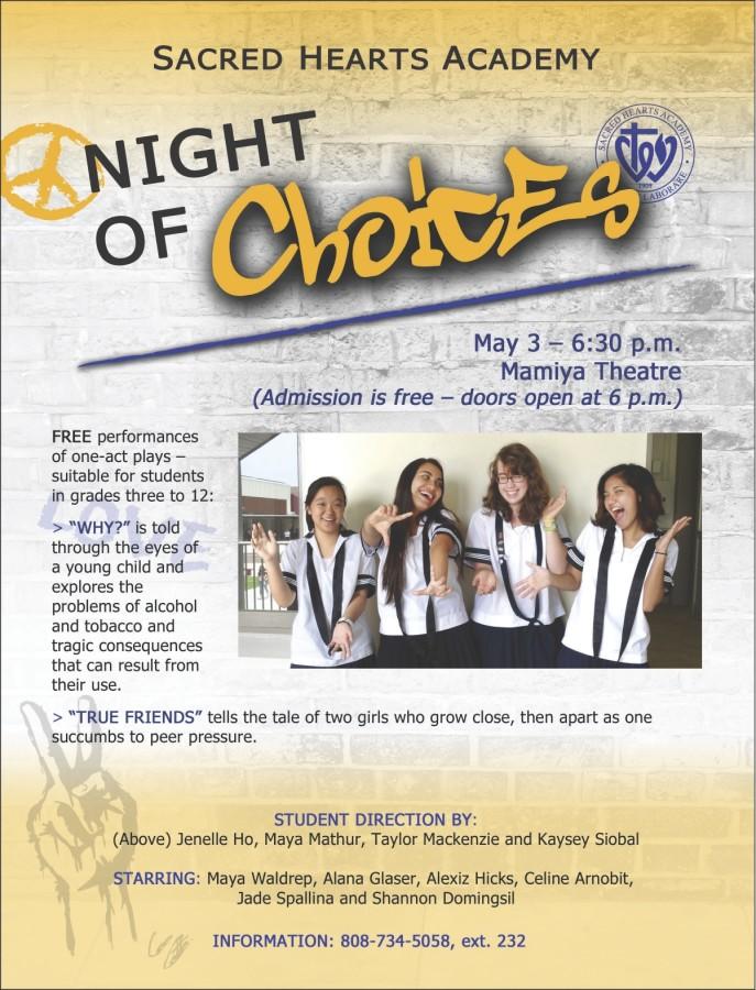 Director’s Internship program culminates with “A Night of Choices”