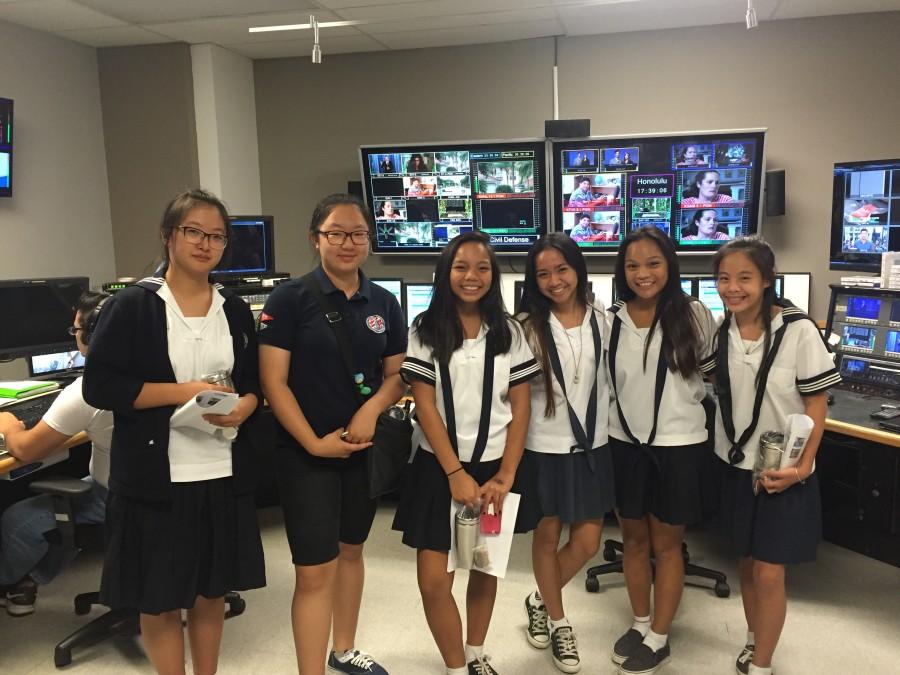 Soroptimist club visited Hawaii News Now for a glimpse at behind-the-scenes broadcasting.