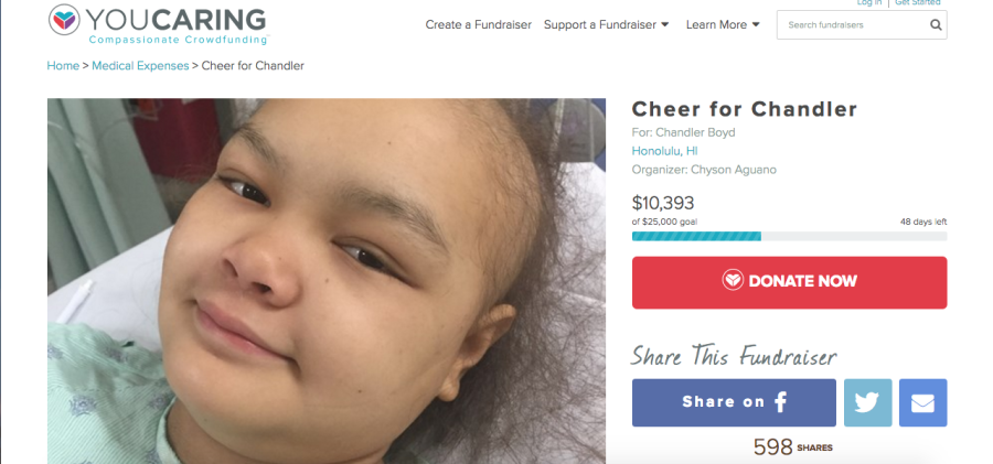 Sixth grader Chandler Boyd is fighting a serious illness. Schoolmates, led by classmates, raised more than $10,000 for her medical expenses.