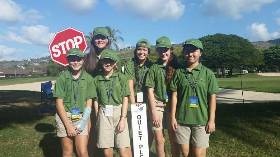Golf enthusiasts and members of the Leo club served as marshals at the Sony Open in January. Special permission was given to students who must usually be at least 18 years old.

Photo credit: Whitney Miyahira