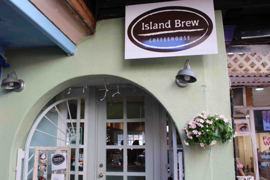 The entrance to Island Brew Coffeehouse, located on 1137 11th Ave.