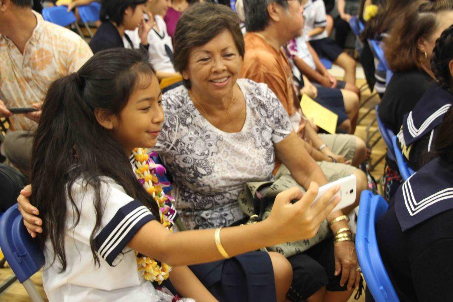 High school students spent the day with their grandparents during the Academy’s annual Grandparents Day event. 