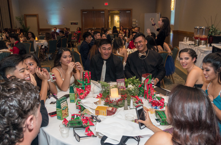For the first time in school history, Academy students were allowed to bring female guests to the Winter Ball. Photo courtesy of Steven Tagupa. 
