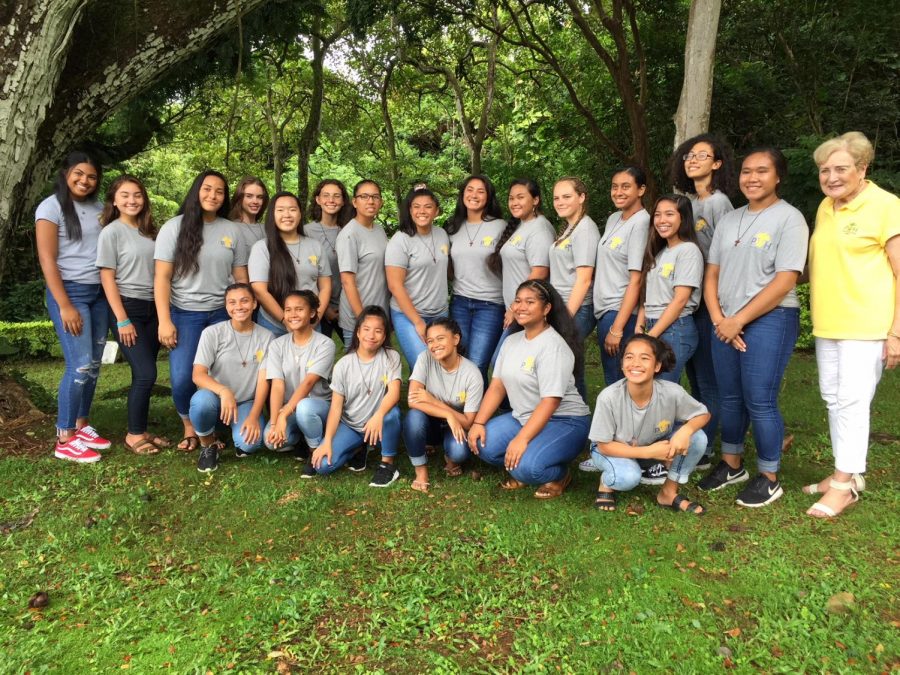 Sacred Hearts Academy is home to 22 PWH scholarship recipients, who attended the annual PWH retreat led by Program Counselor Cleo Eubanks and was joined by Head of School Betty White. Photo courtesy of Cleo Eubanks. 
