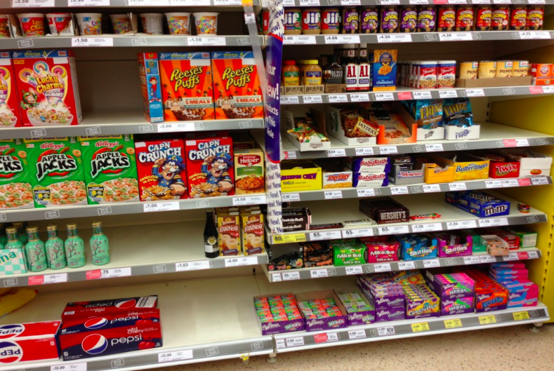 Stocking up on snacks in preparation for those quarantine munchies. Photo courtesy of Lynn Morrison.