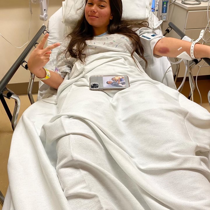 Tuitele goes through surgery for her gallbladder.