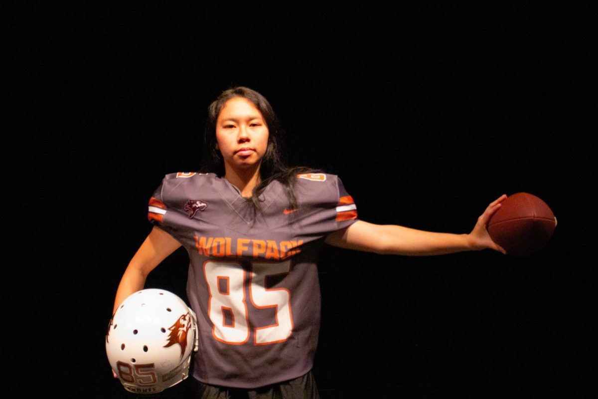 This+year%2C+senior+Jenica+Wong+became+the+first+student+from+Sacred+Hearts+Academy+to+play+football.+She+represents+the+all-girls+Catholic+school+on+PAC-5s+football+team.+Her+coaches+say+she+is+treated+the+same+as+the+boys+and+that+her+dedication+and+hard+work+earned+her+playing+time.+Wong+played+defensive+back+and+wide+receiver.+%0A%0AThe+first+actual+game+I+played%E2%80%A6we+were+versing+Saint+Louis+School+%28SLS%29+and+up+by+10+points%2C%E2%80%9D+she+said.+%E2%80%9CToward+the+end+of+the+game%2C+the+special+team%E2%80%99s+coach+grabbed+me+by+the+collar+and+told+me%2C+%E2%80%98hit+somebody%2C%E2%80%99+and+I+went+with+that+in+mind.%E2%80%9D+%0A%0AWhile+she+didn%E2%80%99t+make+any+plays+that+day%2C+PAC-5+won+the+game+against+SLS%2C+with+a+score+of+10-0.%0A%0A%E2%80%9CThis+was+not+only+a+win+for+PAC-5+but+for+the+stigma+that+%E2%80%98girls+dont+belong%E2%80%99+or+%E2%80%98girls+cant+play%2C%E2%80%99%E2%80%9D+the+17-year-old+said+about+the+October+game.