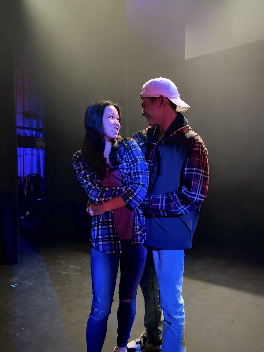 Punahou junior Caris Leong and sophomore Sammy Houghtailing both play lead roles in the musical. Leong plays Ellie Blake and Houghtailing plays Adam. 