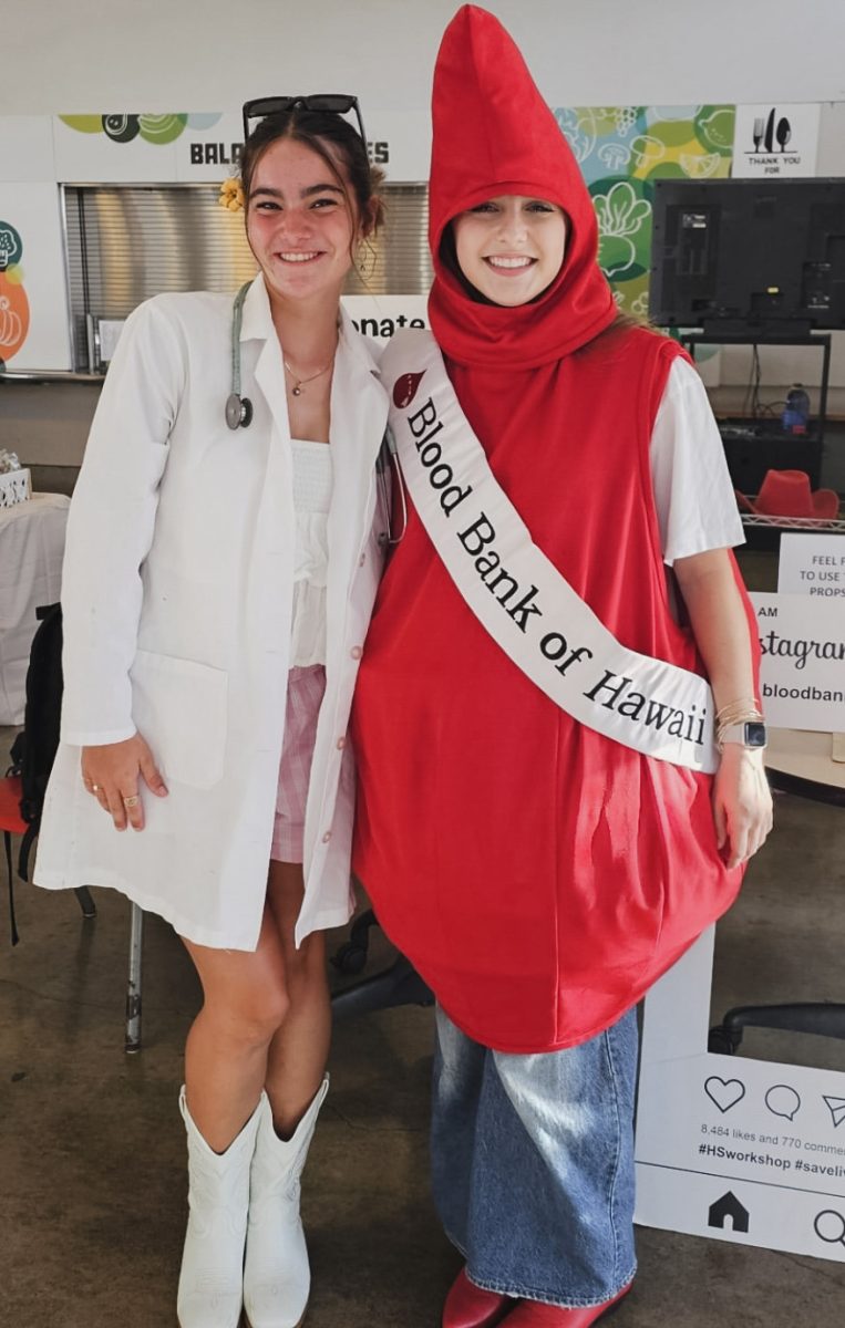 enior Elora Speltz and Tyler Beissel shared advocacy for this year's blood drive. The Academy hosts two drives every year, inviting students, faculty, staff and community members to donate. 