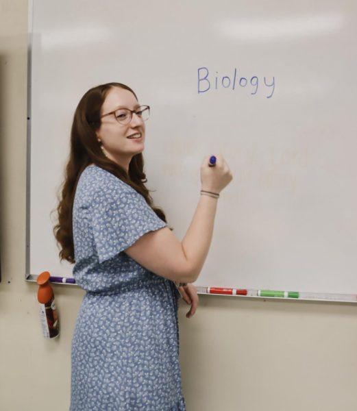 Housman has been a teacher at the Academy for almost a decade. She enjoys kickboxing in her free time.